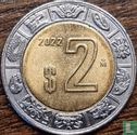 Mexique 2 pesos 2022 - Image 1