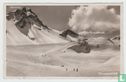 RPPC Parsenn Abfahrt Weissfluhjoch-Praettigau Schweiz Ansichtskarten Ski Switzerland 1945 Real Photo Postcard - Afbeelding 1