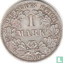 German Empire 1 mark 1900 (G) - Image 1