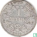Duitse Rijk 1 mark 1893 (J) - Afbeelding 1