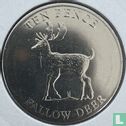 Guernsey 10 pence 2021 (colourless) "Fallow deer" - Image 2