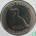 Guernsey 10 pence 2021 (kleurloos) "Guillemot" - Afbeelding 2