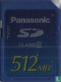 Panasonic SD Card 512 Mb - Afbeelding 1