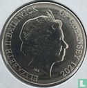 Guernsey 10 pence 2021 (kleurloos) "Puffin" - Afbeelding 1