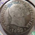 Mexique 2 reales 1822 (type 2) - Image 1