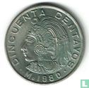 Mexico 50 centavos 1980 (smal jaartal) - Afbeelding 1