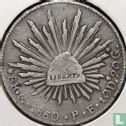 Mexico 8 real 1860 (Go PF) - Afbeelding 1