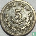 Mexico 5 centavos 1893 (Ca M) - Afbeelding 2