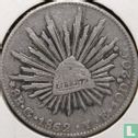 Mexico 8 real 1862 (Go YE) - Afbeelding 1