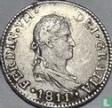 Spanien 2 Real 1811 (FERDIN VII - C gekrönt) - Bild 1