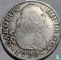 Spain 2 reales 1799 (M) - Image 1