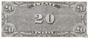Confederate States of America 20 dollars  - Afbeelding 2