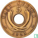 East Africa 5 cents 1923 - Image 1