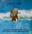 Argentinië jaarset 1997 "50th anniversary of women's suffrage" - Afbeelding 1
