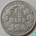 Duitse Rijk ½ mark 1911 (G) - Afbeelding 1
