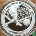 Corée du Sud 10000 won 2002 (BE) "Football World Cup in Korea and Japan - Player kicking ball" - Image 1