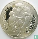 Sierra Leone 1 dollar 2010 "Chimpanzee" - Image 2