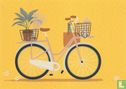 bruine damesfiets