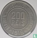 Brazilië 200 réis 1918 - Afbeelding 1