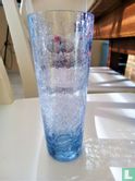 Azuurblauw kristallen vaas/glas - Bild 1