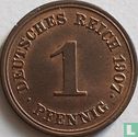 Duitse Rijk 1 pfennig 1907 (E) - Afbeelding 1