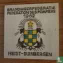 Brandweerfederatie Federation Des Pompiers 1962 Heist-Duinbergen - Afbeelding 1