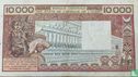 États d'Afrique de l'Ouest (D) - 10000 Francs -1991 - Image 2