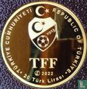Turkije 20 türk lirasi 2022 (PROOF - verguld zilver) "Trabzonspor 2022 Championship Title" - Afbeelding 1