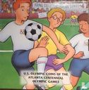 Verenigde Staten ½ dollar 1996 (folder) "Summer Olympics in Atlanta - Football" - Afbeelding 1