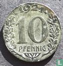 Thale 10 pfennig 1921 (zink - type 3) - Afbeelding 1
