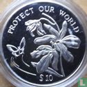 Salomonseilanden 10 dollars 1993 (PROOF) "Protect our World" - Afbeelding 2