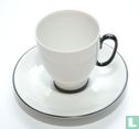 Koffiekop en schotel - Wilma - Zwart wit - Mosa Select - Afbeelding 3