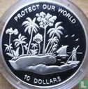 Fiji 10 dollars 1993 (PROOF) "Protect our World" - Afbeelding 2