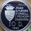 Andorra 10 diners 1993 (PROOF) "Protect our World" - Afbeelding 1