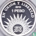 Argentine 1 peso 2010 (BE) "Bicentenary of May Revolution - Mar del Plata" - Image 1