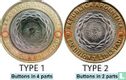 Argentine 2 pesos 2010 (type 1) - Image 3