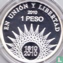 Argentina 1 peso 2010 (PROOF) "Bicentenary of May Revolution - Pucará de Tilcara" - Image 1