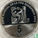 Argentina 5 pesos 2010 (PROOF) "Football World Cup in South Africa" - Image 1