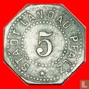 Landau 5 pfennig - Image 1