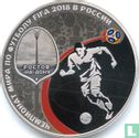 Russland 3 Rubel 2018 (PP) "Football World Cup in Russia - Rostov-on-Don" - Bild 2