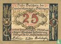 Göttingen, Handelskammer 25 pfennig (2) 1917 - Afbeelding 1