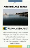 Waxholmsbolaget - Archipelago Ferry - Afbeelding 1