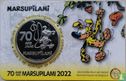Belgien 5 Euro 2022 (Coincard - ungefärbte) "70 years Marsupilami" - Bild 1