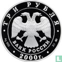 Russia 3 rubles 2000 (PROOF) "European Football Championship" - Image 1
