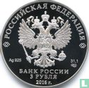 Rusland 3 roebels 2016 (PROOF) "Imperial crown of Russia" - Afbeelding 1