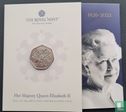Verenigd Koninkrijk 50 pence 2022 (folder) "Life and legacy of the Queen" - Afbeelding 1