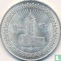 Egypte 5 pounds 1985 (AH1405 - zilver) "25th anniversary Egyptian television" - Afbeelding 2