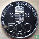 Hongrie 500 forint 1993 (BE) "European Currency Union" - Image 1