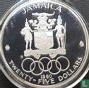 Jamaica 25 dollars 1980 (PROOF) "Summer Olympics in Moscow" - Afbeelding 1