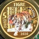 Italië 5 euro 2020 (PROOF) "Tiger" - Afbeelding 1